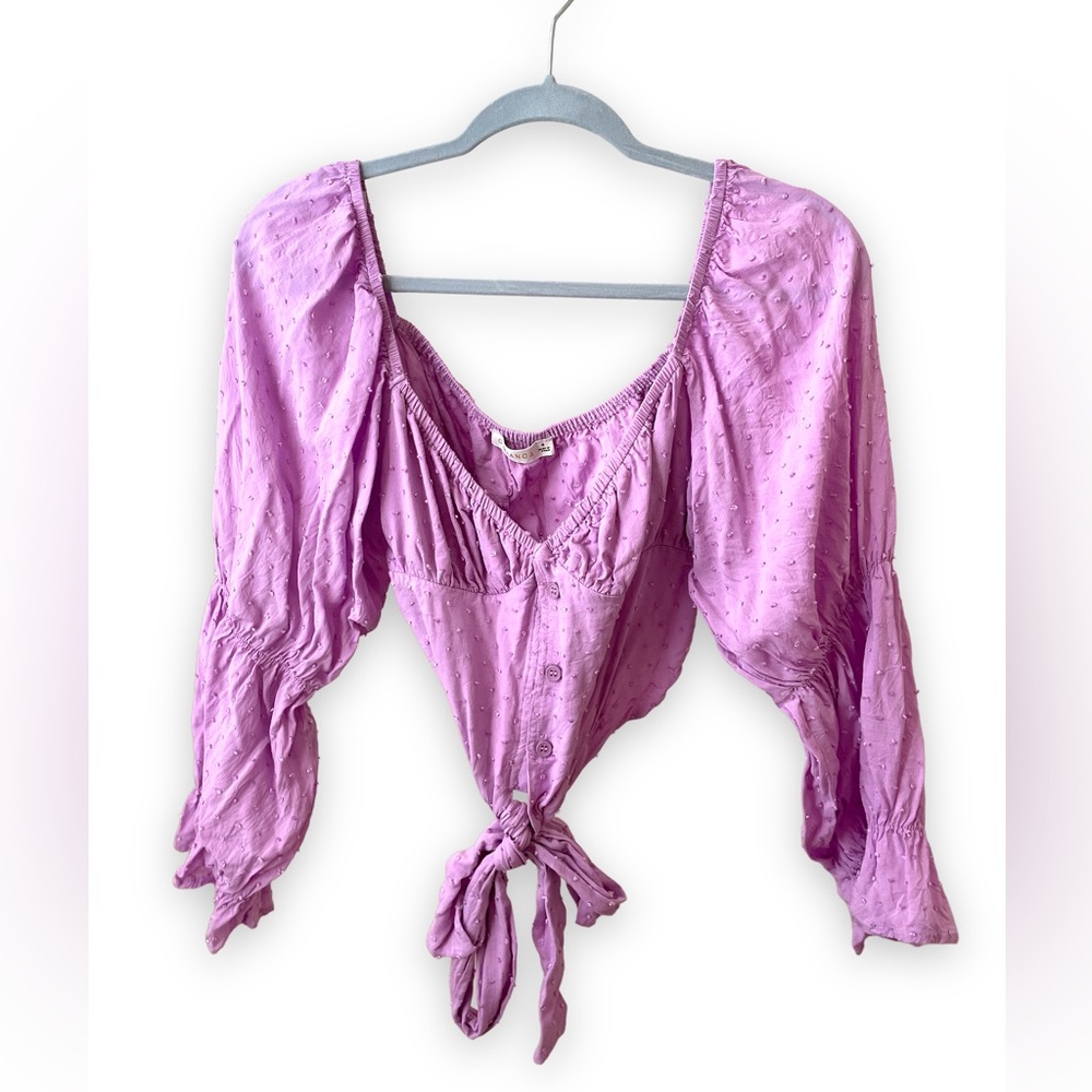 Purple Crop Top